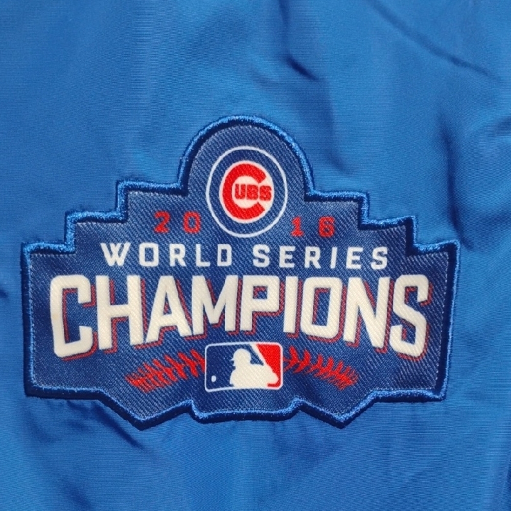 (BX48) SALE! Chicago Cubs Genuine Merchandise 2016 World Series Champions Jacket - Picture 3 of 12